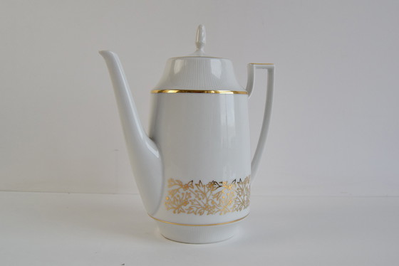 Image 1 of Elégante cafetière en porcelaine de Birkenhammer, fabriquée en Tchécoslovaquie en 1969