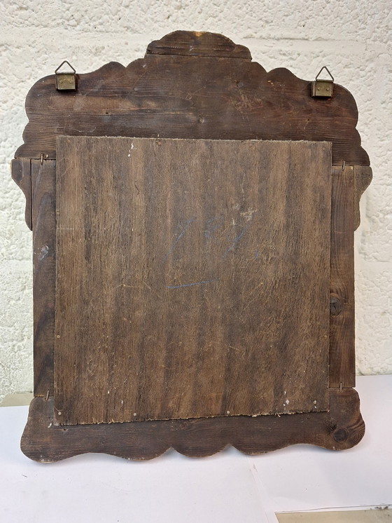 Image 1 of Antique brass mirror cabinet