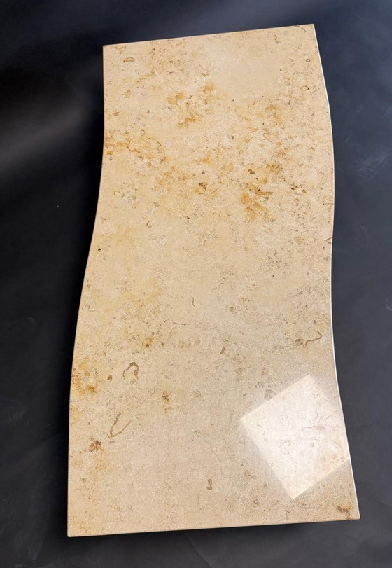 Image 1 of Vintage tessellated stone coffee table 