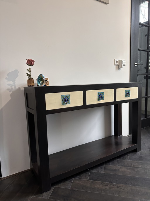 Unieke Sidetable/wandkast met lades