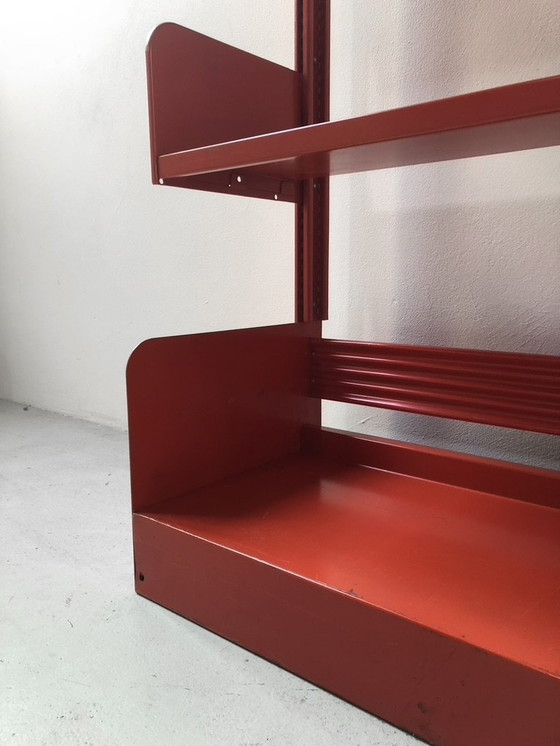 Image 1 of Libreria "Congresso" di Lips Vago, rosso segnale, 1968