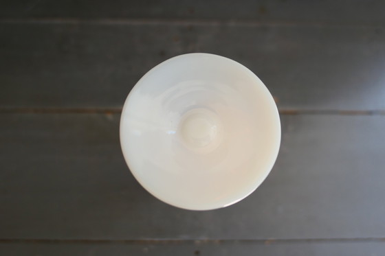 Image 1 of Vintage Stelvia Opalina Fiorentina Vase Pink White