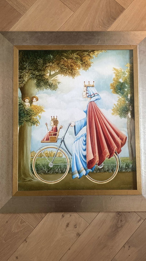 Mit Mama auf dem Fahrrad, Walter Boffé