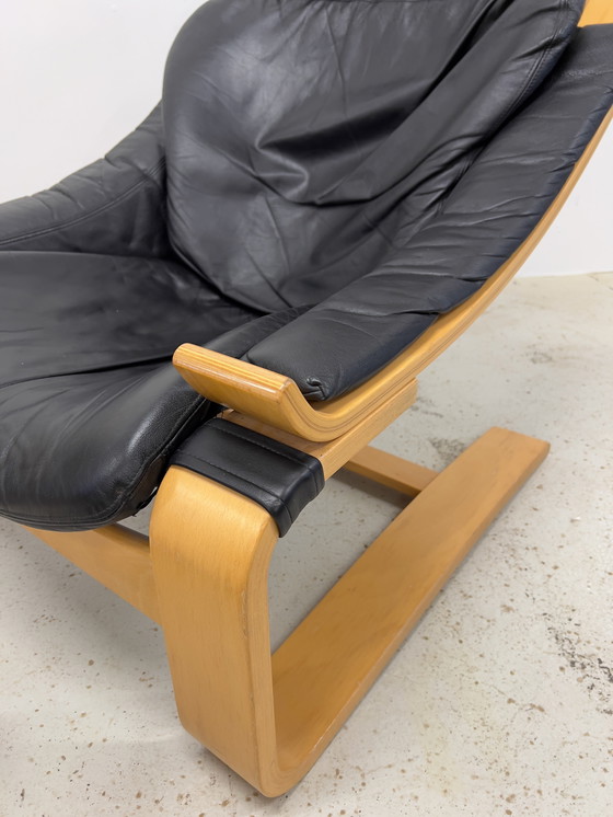 Image 1 of Zweedse Kroken Loungestoelen & Ottoman van Åke Fribyter voor Nelo, 1970