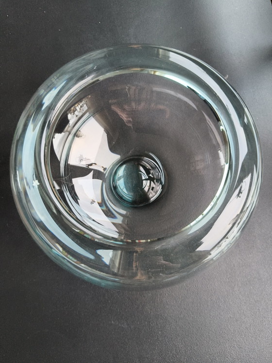 Image 1 of Holmegaard 'Provence' schaal – Per Lütken – Aqua / Lichtblauw (26 cm)Beschrijving