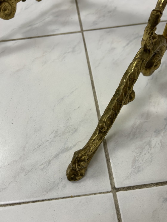 Image 1 of Vintage Hollywood Regency freestanding coat rack brass
