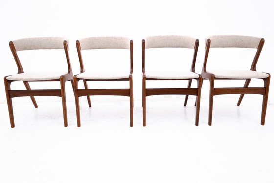 Image 1 of Juego de cuatro sillas danesas modelo 68 ( Fuego ) producidas por Anderstrup Mobelfabrik en los años 60.