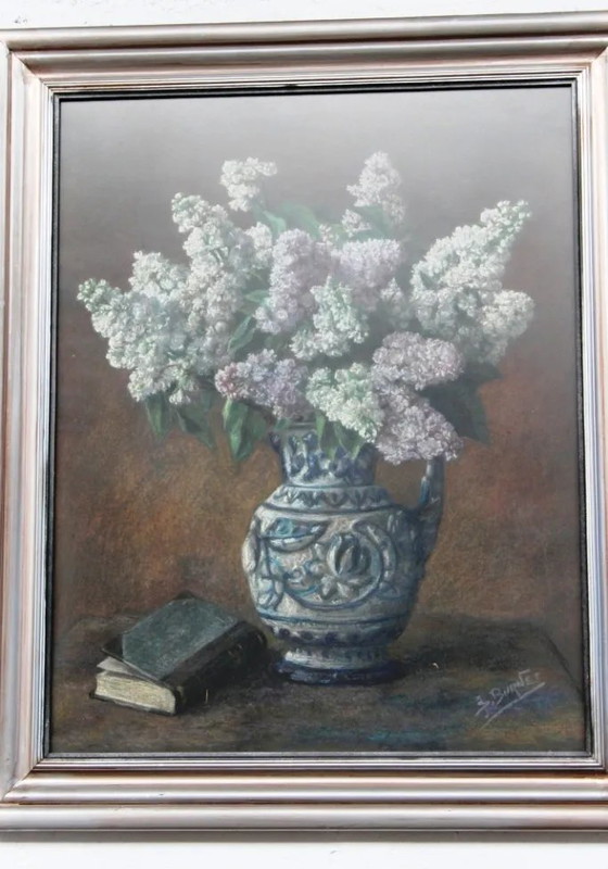 Painting "Lilacs in a vase" – Paintings & Drawings, Wood (photo 3 of 14)