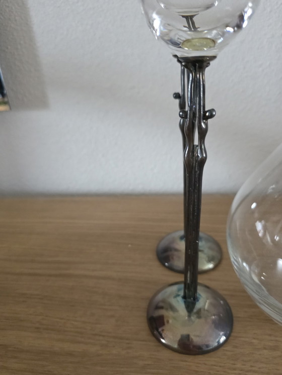 Image 1 of Corrie van Ammerlaan decanter + 4 glasses