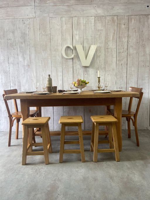 Oak farmhouse table 160x90cm
