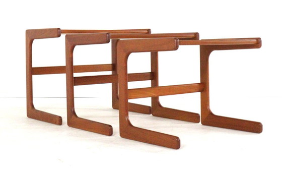 Image 1 of Salin Nyborg nesting tables bijzettafels vintage