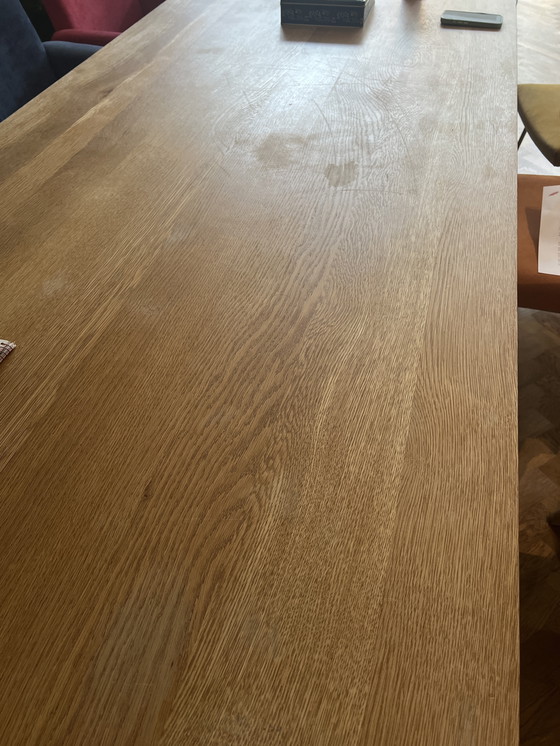 Image 1 of table de salle à manger en chêne massif