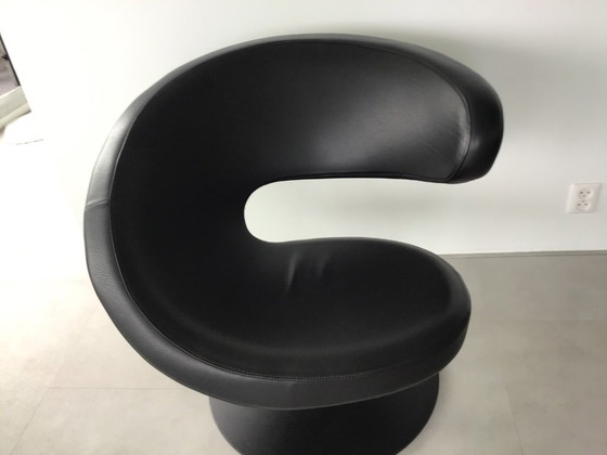 Image 1 of Club Varvier Peel en cuir noir