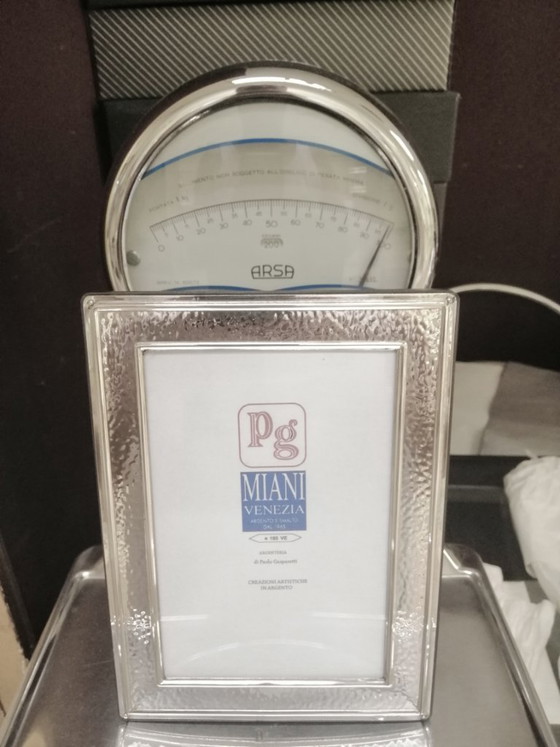 Image 1 of 925er Silberrahmen 10x15 gehämmert