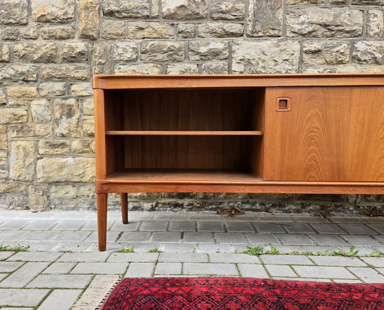 Credenza 60s 70s Mid Century Teak Cassettiera Armadio – bramin, Credenze, Wood (photo 8 of 9)