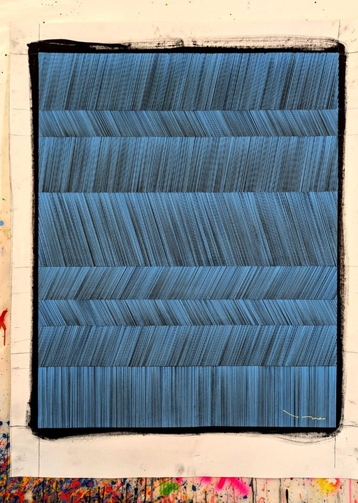 Tableau Tehos - Abstraction LD08