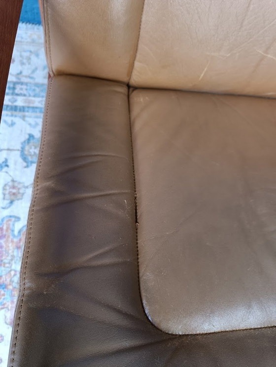 Image 1 of 2 poltrone di design vintage con 1 poggiapiedi, design danese, anni '60