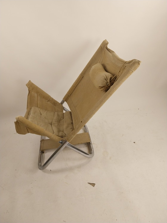 Image 1 of 1 sillón plegable de los años 70, diseñado por Borge Lindau y Bo Lindekrantz para Lammhults.