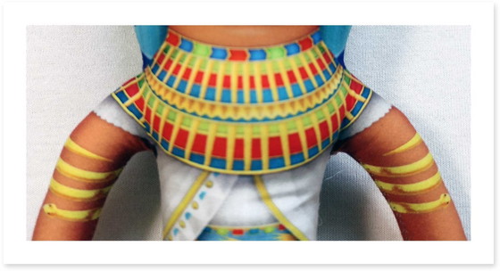 Image 1 of Cadeau Néfertiti | Décoration Néfertiti | Poupée Néfertiti de collection | Art de l'Égypte antique