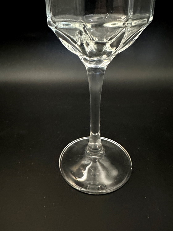Image 1 of 6 x wine glasses Luminarc Octime 1980s