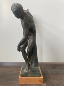 Discobolus: Discus Thrower sculpture by Myron.