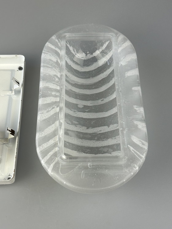 Image 1 of 60s 70s wandlamp Peill & Putzler Duitsland glas & metaal space age design