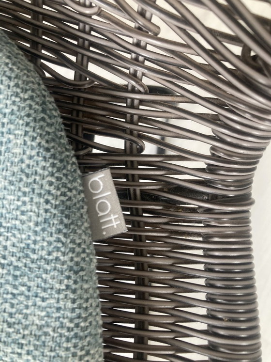 4 X Sedie da pranzo Wings – Metal, Rattan (photo 7 of 8)