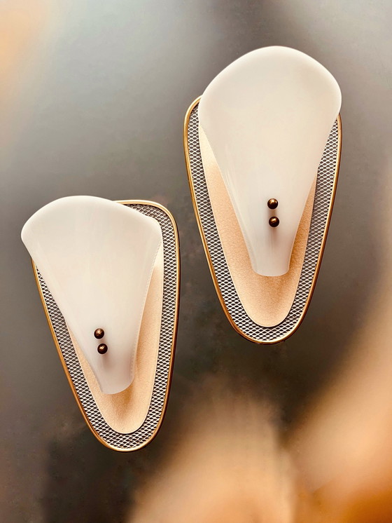 Image 1 of Set of Lonia 1950s wall lamps