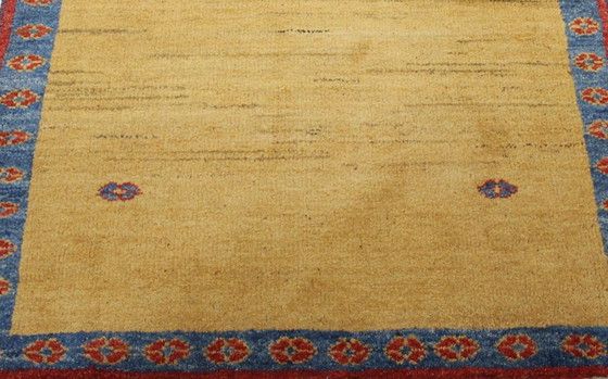 Image 1 of Original Persian carpet Gabbeh Ghashghai oriental carpet 200 cm x 106 cm old natural