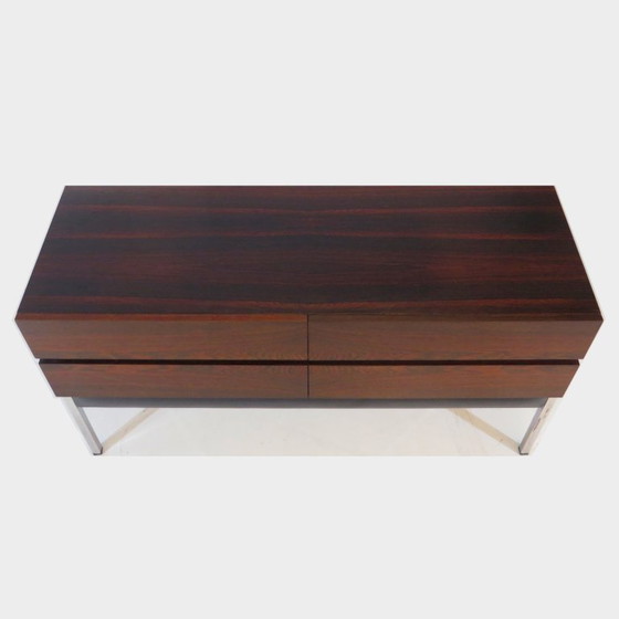 Image 1 of Vintage rosewood design sideboard with four drawers, 1960s