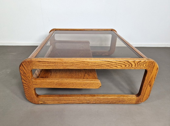 Image 1 of Lou Hodges Coffee Table | Oak | 1970s