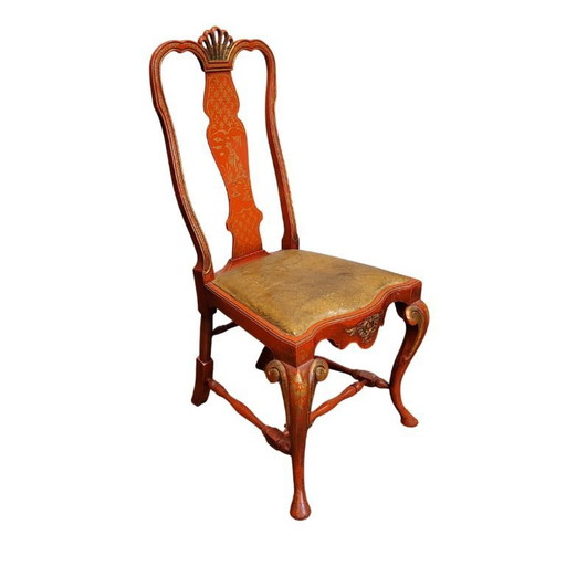 Coppia di sedie Chippendale in legno laccato, su disegno di Pierre Lottier, anni '70 – Spagna