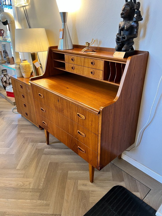 Secretaire vintage svedese, Egon Ostergaard per SMI anni '60 – S.M.I., Scrivanie, Wood (photo 8 of 10)