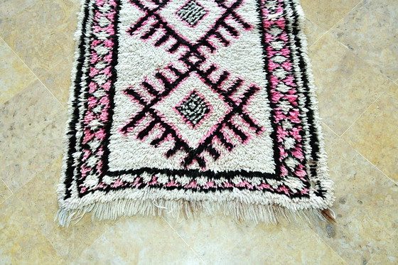 Image 1 of Kleiner marokkanischer Marmoucha-Teppich 202 x 85 cm
