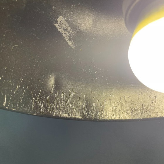 Vintage Industrial Black Aluminium Pendant Lamp (photo 9 of 9)