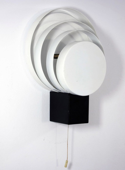 Raak vintage jaren vijftig wandlamp met ringen