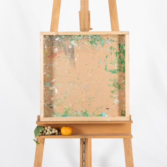 Image 1 of Helen Nieuwendijk (1946) - Structuur van een lichte macht - 2012 - Acryl op paneel - 50 x 50 cm