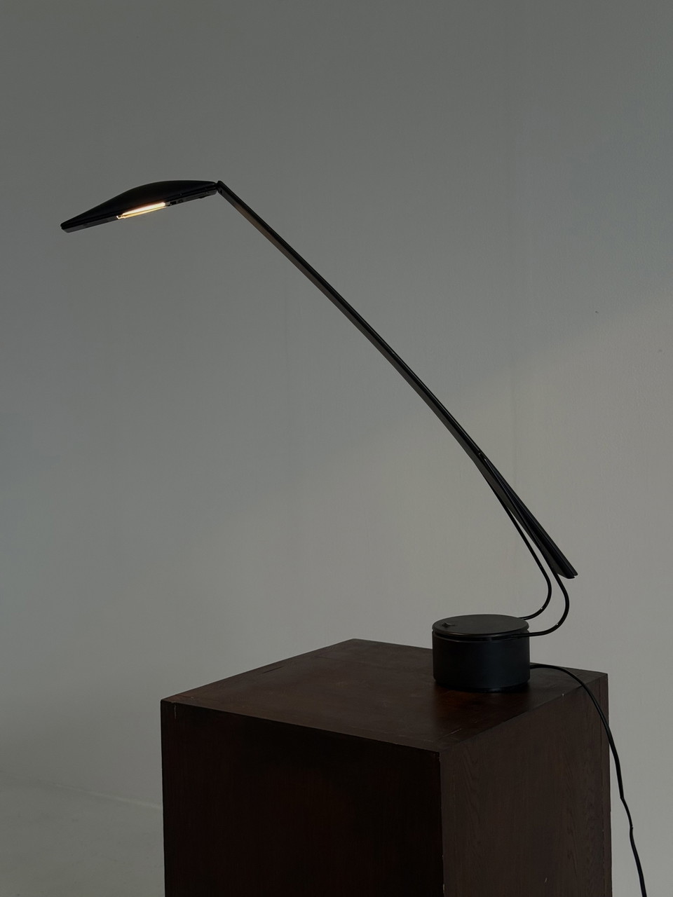 Dove Design Desk Lamp in Black by Marco Colombo & Mario Barbaglia 