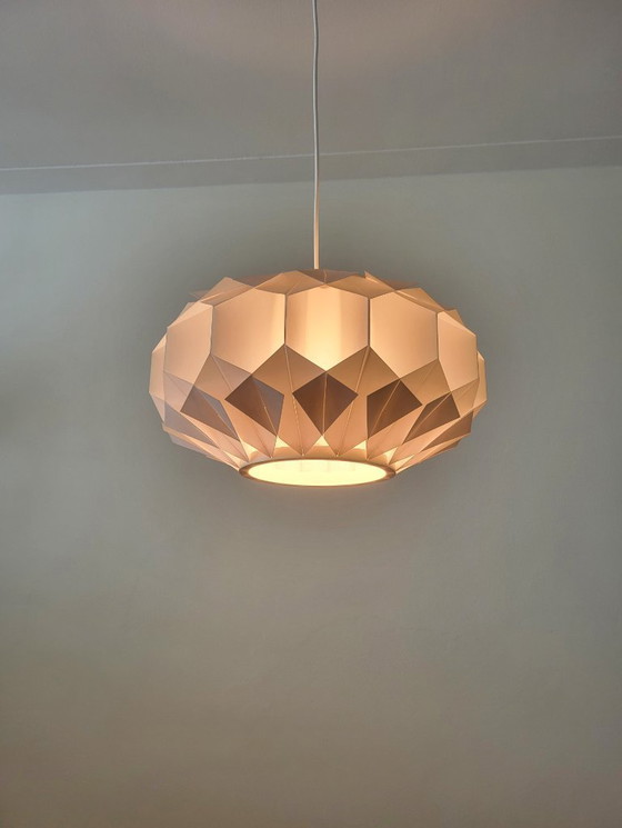 Image 1 of Vintage Facett pendant lamp by Lars Schioler for Hoyrup 1974