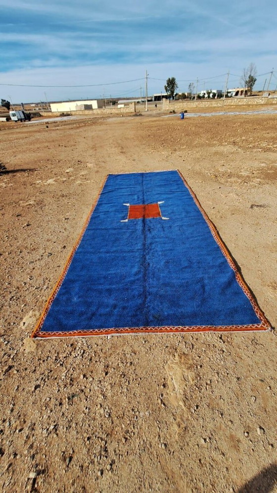 Image 1 of Tapis berbère en laine authentique 450cmx200cm