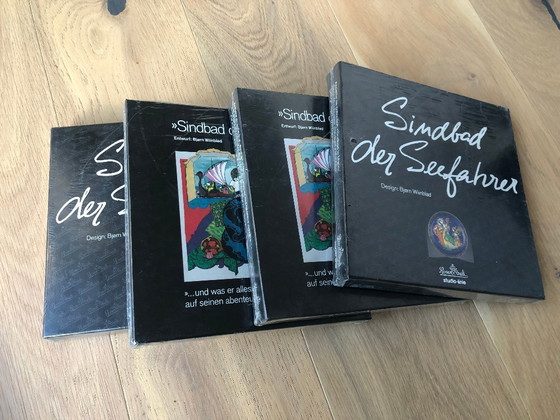 Image 1 of Set of 14 Rosenthal collector plates designed by Bjorn Wiinblad