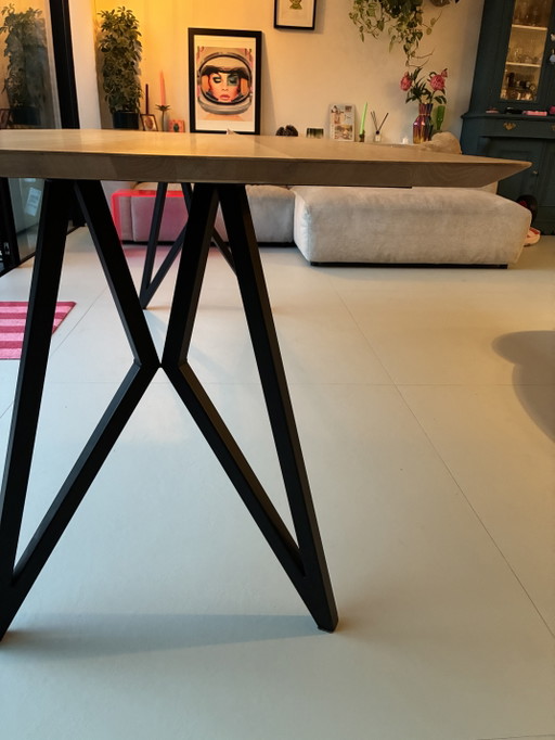 Studio Henk eettafel 2*90cm butterfly 