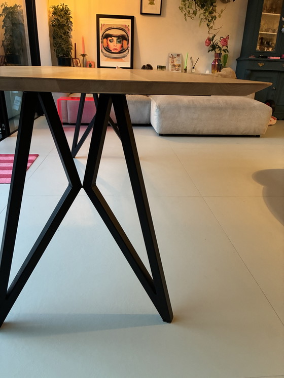 Image 1 of Studio Henk eettafel 2*90cm butterfly 