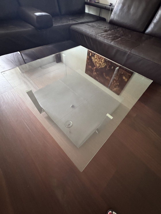 Canapé design haut de gamme : Canapé d'angle Rolf Benz Dono 6100 avec table basse en verre – Coins salon (photo 6 of 8)