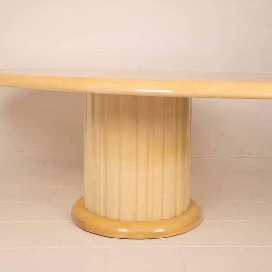 Image 1 of Raro Tavolo in pergamena di Aldo Tura per Tura Milano 1960