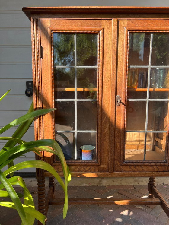 Image 1 of Bellissima vetrina/libreria/mobile bar inglese antico/vintage