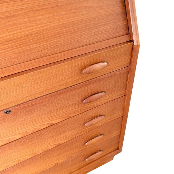 Dyrlund Scrittoio Mid-century Cassettiera Danese Toeletta Teak – Cassettiere, Legno (photo 9 of 12)