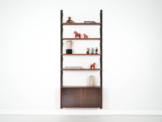 Image 1 of Teak wall unit, Danish design, 1960s, production: Denmark