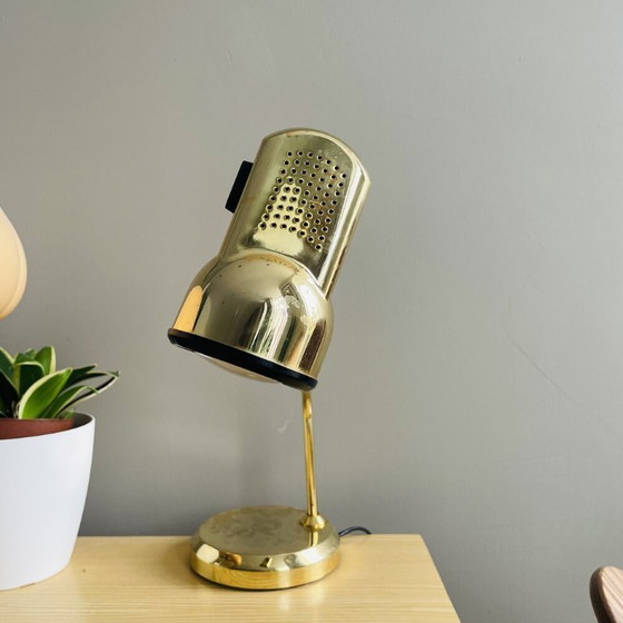 Image 1 of Portuguese postmodern articulated metal desk lamp, 1980s