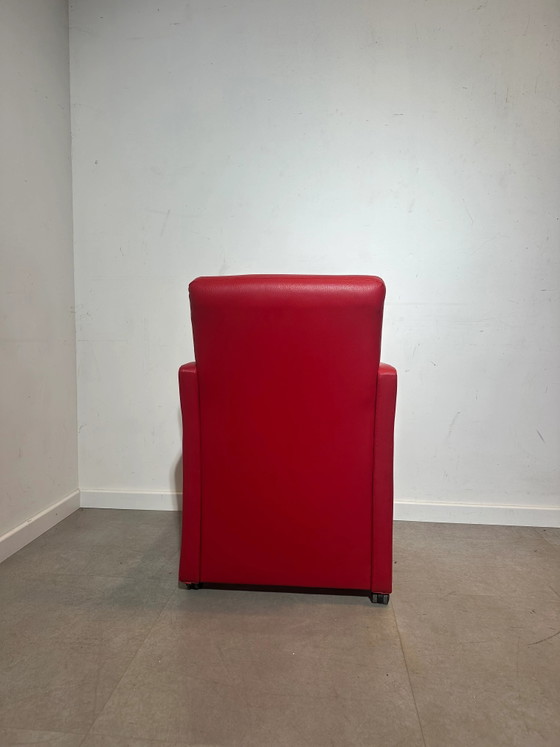 Image 1 of Set van 6 rode fauteuils